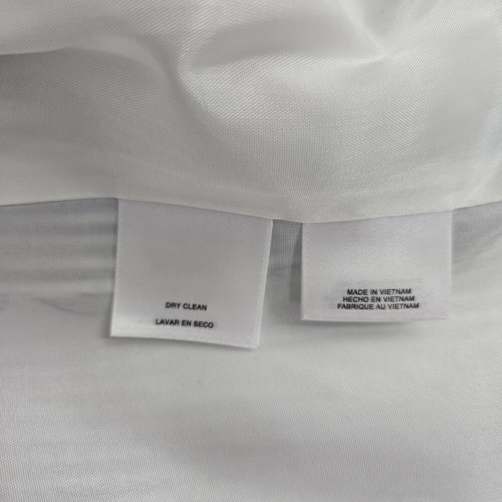 Classic Calvin Klein Blue White Seersucker Jacket 6 Lightweight Pockets Like New - Picture 8 of 12